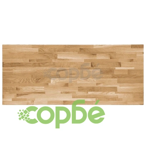 Плот за маса, дъб масив, правоъгълен, 23 мм, 100х60 см ➤ топ цена ➤ sorbe.bg