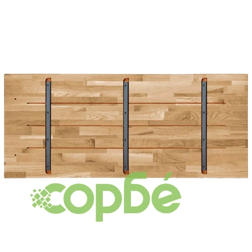 Плот за маса, дъб масив, правоъгълен, 23 мм, 140х60 см ➤ топ цена ➤ sorbe.bg