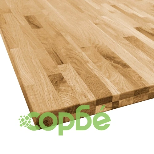 Плот за маса, дъб масив, квадратен, 44 мм, 80х80 см ➤ топ цена ➤ sorbe.bg