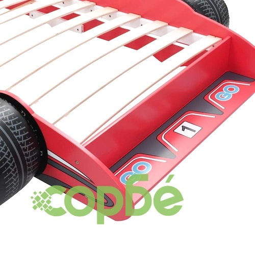 Детско легло състезателна кола, 90x200 cм, червено ➤ топ цена ➤ sorbe.bg