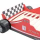 Детско легло състезателна кола, 90x200 cм, червено