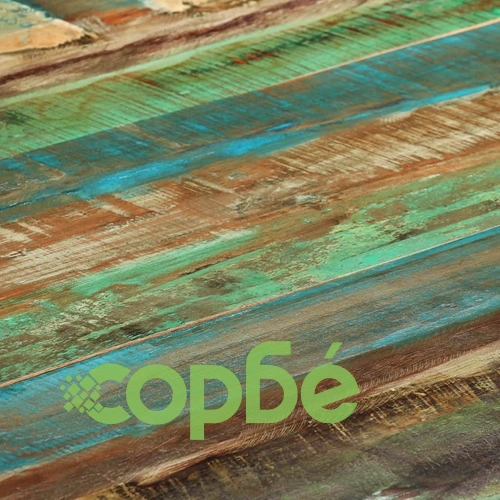 Трапезна маса, регенерирано дърво масив, 180x90x77 cм ➤ топ цена ➤ sorbe.bg