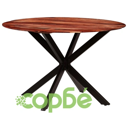Трапезна маса, акациево дърво масив, 120x77 cм ➤ топ цена ➤ sorbe.bg