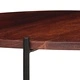 Комплект маси за кафе, 2 бр, акациево дърво масив, 60x35 cм