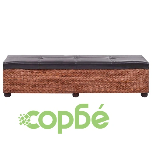 Пейка от морска трева, 140x29x36 см, кафява ➤ топ цена ➤ sorbe.bg