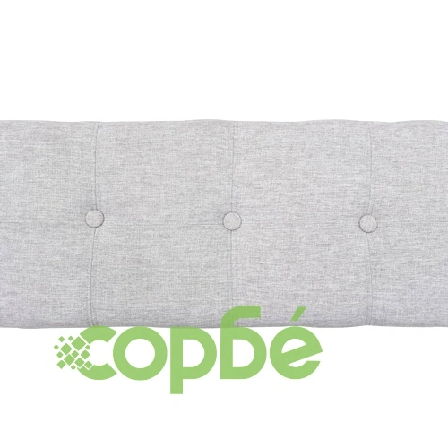 Пейка с 3 кошници, морска трева, 105x40x42 см, сива ➤ топ цена ➤ sorbe.bg