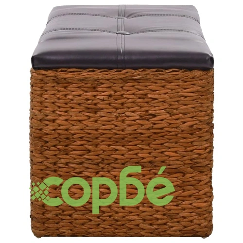 Пейка с 2 кошници, морска трева, 71x40x42 см, кафява ➤ топ цена ➤ sorbe.bg