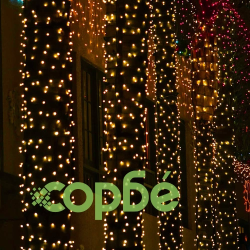 Светеща LED мрежа, закрито и открито, IP44, 700x80 см ➤ топ цена ➤ sorbe.bg