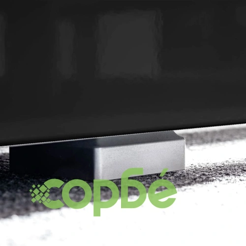 ТВ секция от 5 части с LED осветление, черен гланц ➤ топ цена ➤ sorbe.bg