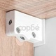 Комплект ТВ шкаф 5 pcs Бяло и Сонома дъб 221 x 30 x 80 см Комплект ТВ шкаф 5 pcs Бяло и Сонома дъб 221 x 30 x 80 см