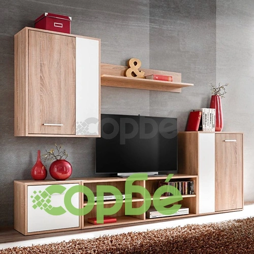 Комплект ТВ шкаф 5 pcs Бяло и Сонома дъб 221 x 30 x 80 см на топ цена от sorbe.bg Комплект ТВ шкаф 5 pcs Бяло и Сонома дъб 221 x 30 x 80 см ➤ топ цена ➤ sorbe.bg