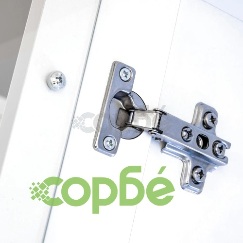 ТВ секция от 8 части с LED осветление, силен гланц, бяла ➤ топ цена ➤ sorbe.bg