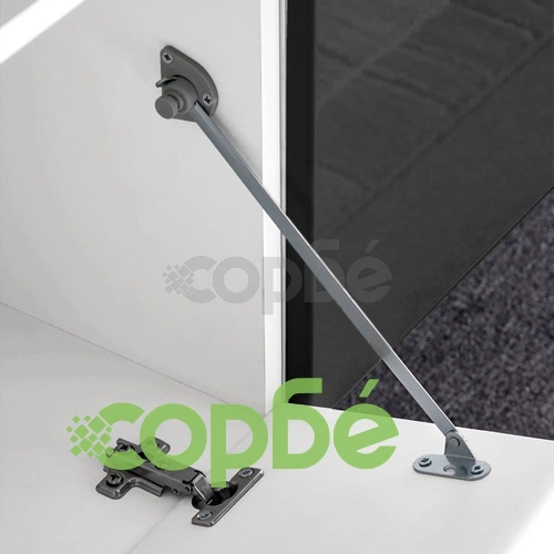ТВ секция от 8 части с LED осветление, силен гланц, черна ➤ топ цена ➤ sorbe.bg