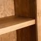 Шкаф за баня, свободностоящ, рециклиран бор масив, 48x32x170 см 