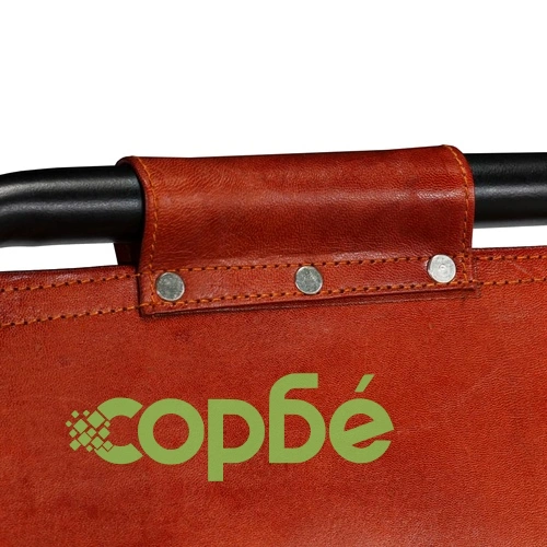 Бар комплект, 5 части, регенерирано дърво, естествена козя кожа ➤ топ цена ➤ sorbe.bg