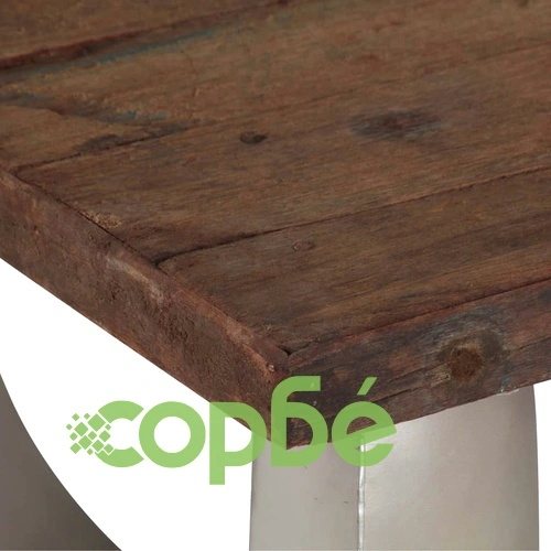Маса за кафе опиум регенерирана дървесина стомана 110x60x35 cм на топ цена от sorbe.bg Маса за кафе опиум регенерирана дървесина стомана 110x60x35 cм ➤ топ цена ➤ sorbe.bg