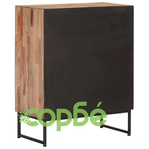 Бюфет, регенерирано тиково дърво, 60x30x75 cм ➤ топ цена ➤ sorbe.bg