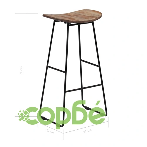 Бар комплект от 5 части, регенериран тик ➤ топ цена ➤ sorbe.bg