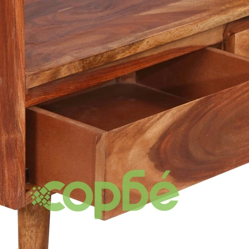 Етажерка за книги, акациево дърво масив, 75x30x170 см ➤ топ цена ➤ sorbe.bg
