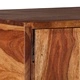 Висок шкаф, шишамово дърво масив, 90x35x170 см
