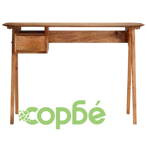 Писалище, 110x50x76 cм, мангово дърво масив ➤ топ цена ➤ sorbe.bg