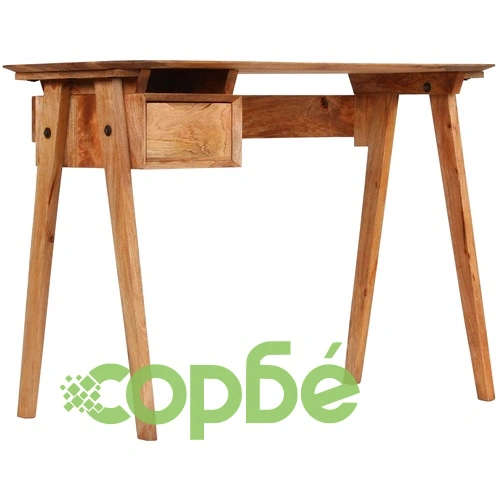 Писалище, 110x50x76 cм, мангово дърво масив ➤ топ цена ➤ sorbe.bg