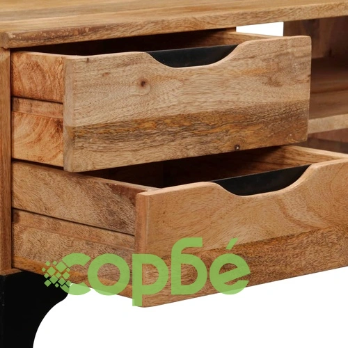 Писалище, мангово дърво масив, 120x50x76 cм ➤ топ цена ➤ sorbe.bg