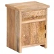 Нощно шкафче, мангово дърво масив, 40х30х50 см