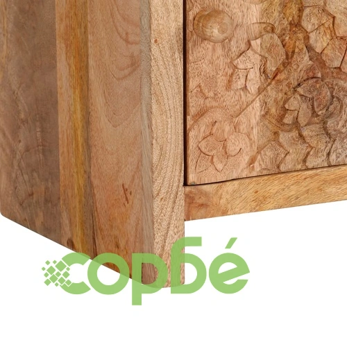 Нощно шкафче, мангово дърво масив, 40х30х50 см ➤ топ цена ➤ sorbe.bg