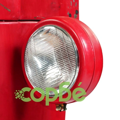 Бар маса Трактор, мангово дърво масив, червена, 60x120x107 см ➤ топ цена ➤ sorbe.bg