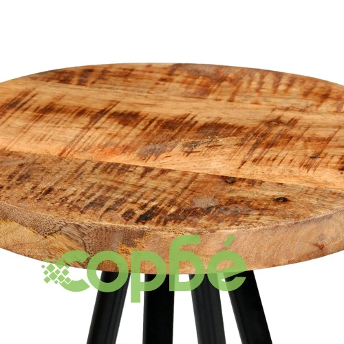 Бар комплект от 5 части, мангово дърво масив, 120x60x107 см ➤ топ цена ➤ sorbe.bg