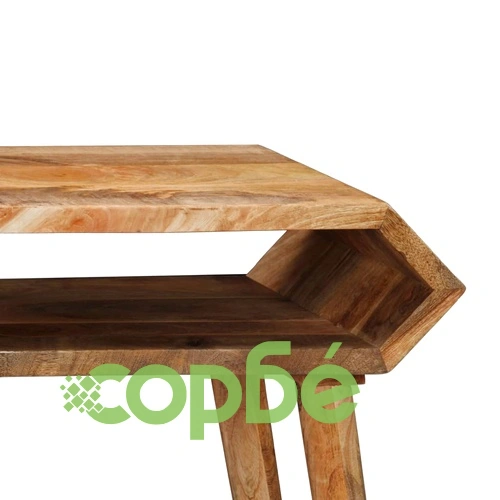 Конзолна маса, мангово дърво масив, 90x35x76 cм ➤ топ цена ➤ sorbe.bg