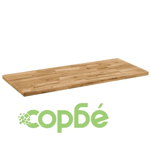 Плот за маса, дъб масив, правоъгълен, 44 мм, 140х60 см ➤ топ цена ➤ sorbe.bg