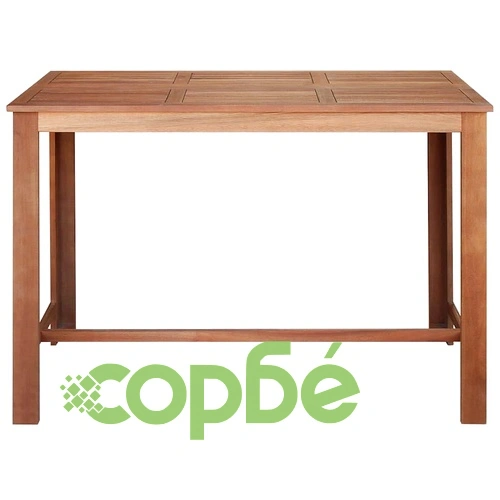 Бар маса, акация масив, 150x70x105 см ➤ топ цена ➤ sorbe.bg