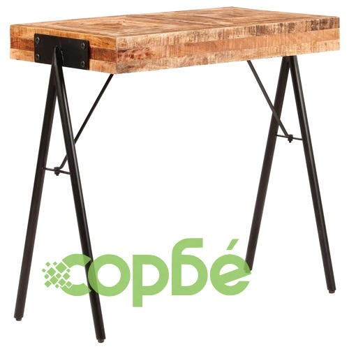 Конзолна маса, мангово дърво масив, 80x40x75 cм ➤ топ цена ➤ sorbe.bg