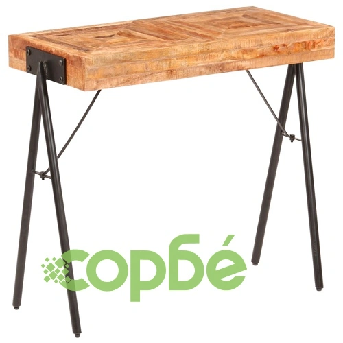 Конзолна маса, мангово дърво масив, 80x40x75 cм ➤ топ цена ➤ sorbe.bg