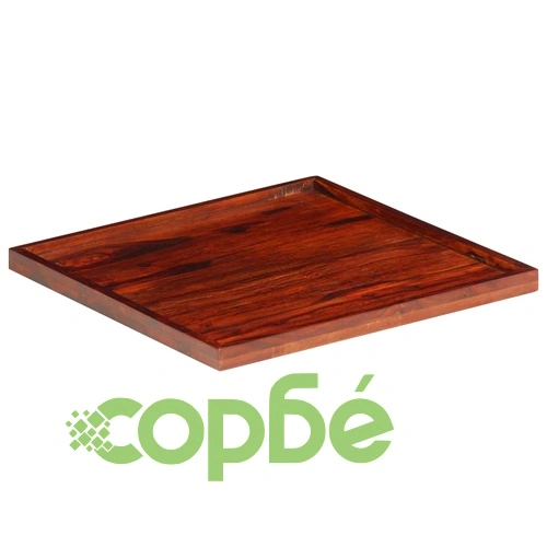 Поднос, шишамово дърво масив, 50x50 см ➤ топ цена ➤ sorbe.bg