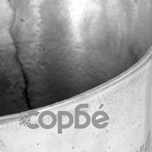 Шампаниера, солиден алуминий, 39x29x71 см, сребриста ➤ топ цена ➤ sorbe.bg