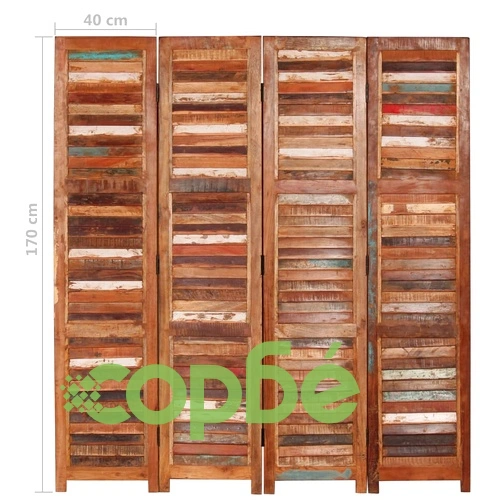Разделител за стая, регенерирано дърво масив, 170 cм ➤ топ цена ➤ sorbe.bg