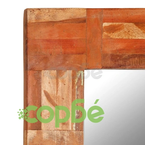 Огледало за стена, регенерирано дърво масив, 60x120 cм ➤ топ цена ➤ sorbe.bg