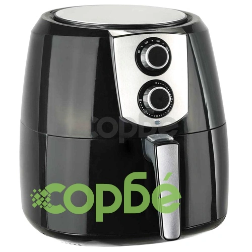 Фритюрник с въздух XXL 1800 W 7 л неръждаема стомана черен  ➤ топ цена ➤ sorbe.bg