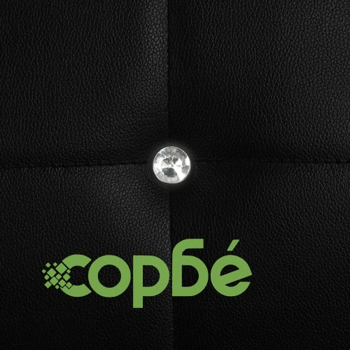 Трапезни столове, 2 бр, черни, изкуствена кожа ➤ топ цена ➤ sorbe.bg