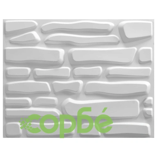 12 бр стенни панели 3D 0,8x0,625 м 6 м² ➤ топ цена ➤ sorbe.bg
