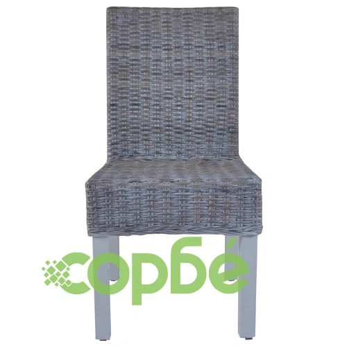 Трапезни столове, 2 бр, светлокафяви, кубу ратан и манго дърво ➤ топ цена ➤ sorbe.bg