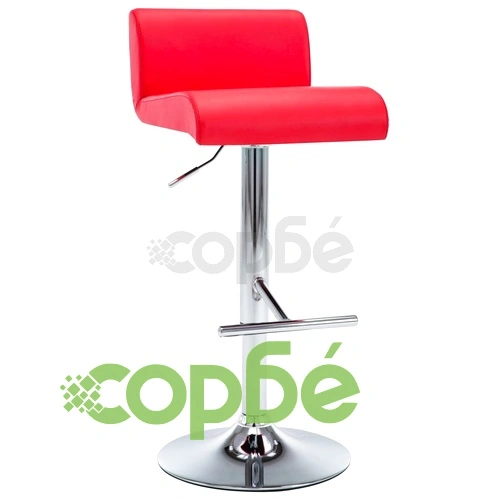 Бар табуретки, 2 бр, червени, изкуствена кожа ➤ топ цена ➤ sorbe.bg