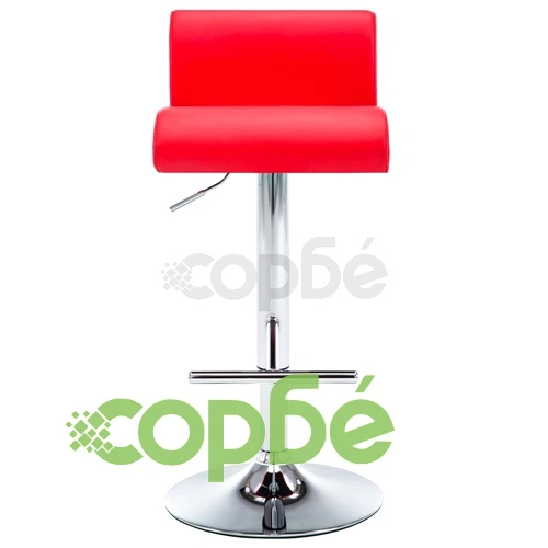 Бар табуретки, 2 бр, червени, изкуствена кожа ➤ топ цена ➤ sorbe.bg