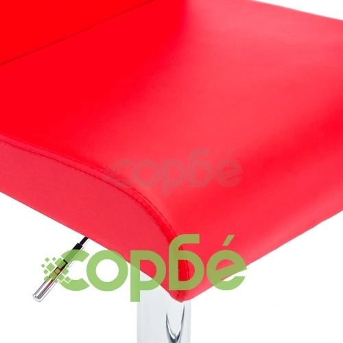 Бар табуретки, 2 бр, червени, изкуствена кожа ➤ топ цена ➤ sorbe.bg