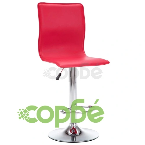 Бар табуретки, 2 бр, червени, изкуствена кожа ➤ топ цена ➤ sorbe.bg