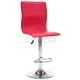 Бар табуретки, 2 бр, червени, изкуствена кожа