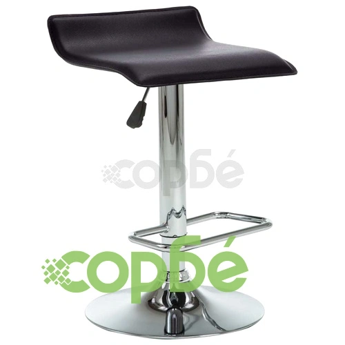 Бар табуретки, 2 бр, черни, изкуствена кожа ➤ топ цена ➤ sorbe.bg